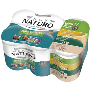 B&M Naturo Variety Pack Dog Food 6pk - Grain & Gluten Free