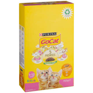  Purina Go-Cat Food - Chicken & Turkey 750g