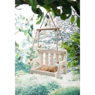  Wilde & Oakes Swing Bench Bird Feeder - Natural