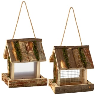  Wilde & Oakes Assorted Wooden Bird Feeders