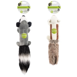 B&M Natural Instincts Squeaky Critter Toy - Squirrel