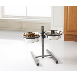 B&M Petshop Steel Double Raised Pet Feeder
