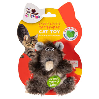 B&M Catnip Cuddle Toy - Tatty Rat