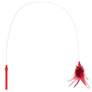  Kittykins Whirler Wand Cat Toy - Red