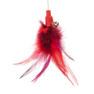  Kittykins Whirler Wand Cat Toy - Red