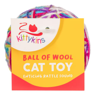  Kittykins Ball Of Wool Cat Toy