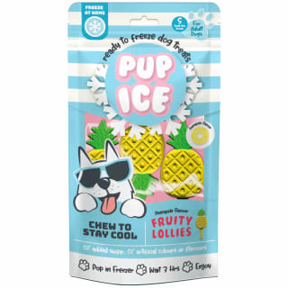 B&M Pup Ice Fruity Lollies 3pk - Pineapple