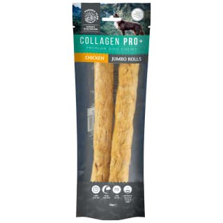 B&M Collagen Pro+ Dog Chews 2pk - Chicken Jumbo Rolls
