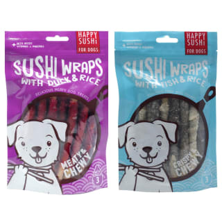 B&M Happy Sushi For Dogs - Sushi Wraps With Fish & Rice