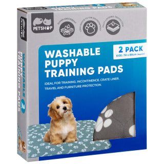 B&M Pet Shop Washable Puppy Training Pads 2pk