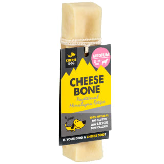 B&M Cheese Bone Dog Chew 110g - Medium