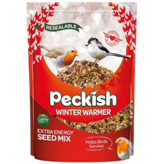 B&M Peckish Winter Warmer Bird Seed Mix 1kg