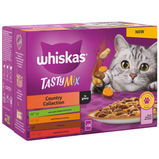  Whiskas 1+ Country Collection In Gravy 12 X 85g