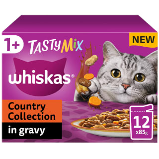  Whiskas 1+ Country Collection In Gravy 12 X 85g