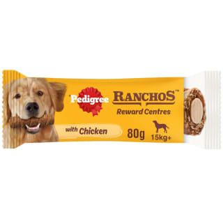  Pedigree Ranchos Reward Centres With Chicken 80g 15kg+